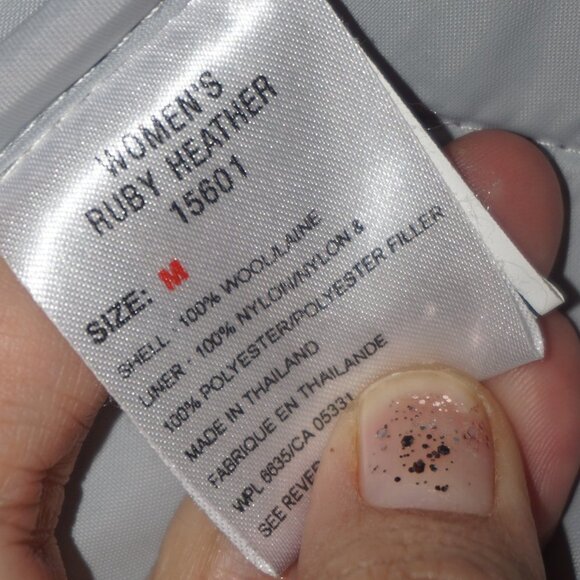 Woolrich Wool Ruby Heather Full Zip Jacket Medium - Picture 6 of 8